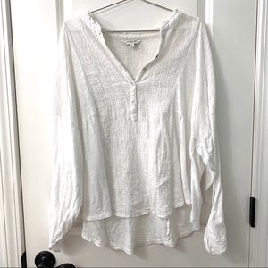 lucky brand long sleeve flowy top